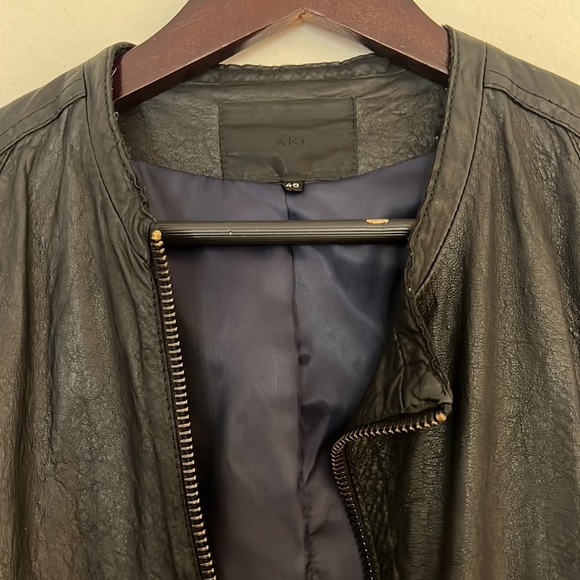 RARE Ari Soho NYC LAMBSKIN Biker Jacket - Picture 8 of 8